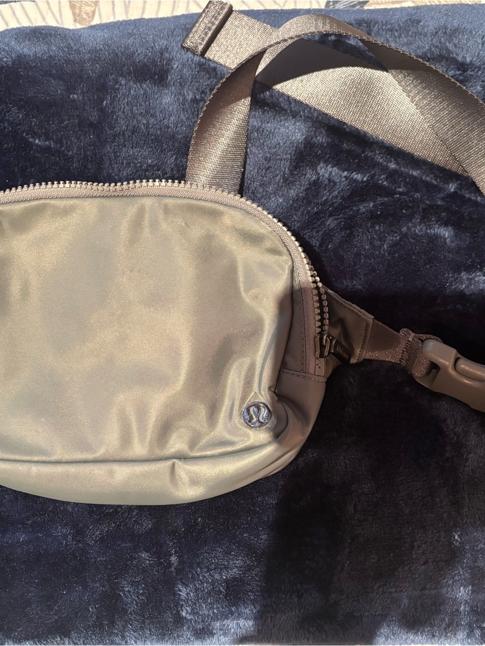 lululemon athletica Black Nylon Crossbody Pouch